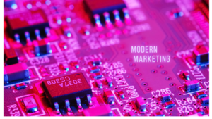13 tips image of semiconductors that says "Modern Marketing"
