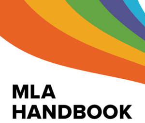Image showing the cover of the ninth edition of the MLA Handbook