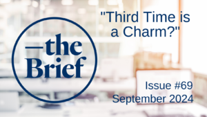 Title: Third Time is a Charm Issue #69 September 2024